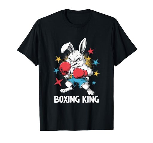 Rakuten - バニー ボクシング キング ボクサー スポーツ 強度 ジム アスリート ボクシング Tシャツ