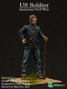 トリファクトリー 1/32 MJフィギュアシリーズ 米国南北戦争 北軍兵士 レジンキット MJ54001(3)