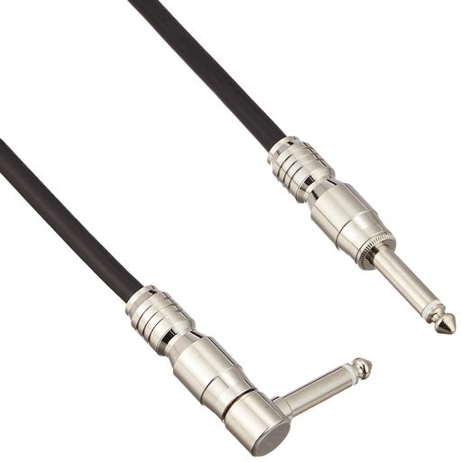 Shielded Cable - IbanezアイバニーズOFC芯線ハイエンド・ギター/ベース用ケーブル20ft(6.1m)ストレート-L字プラグHF20L