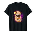 パグ面白い犬ゲームゲーマーレトロビデオゲームギフトTシャツ