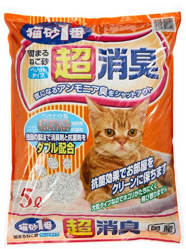 クニミネ 猫砂1番 超消臭 5L