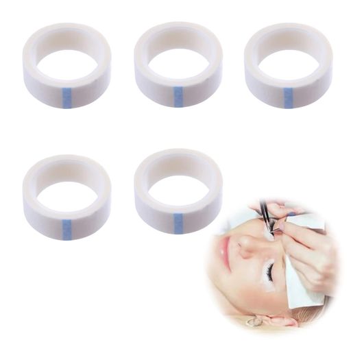 Coolloodaまつげエクステ用まぶた固定テープ【5個】保護テープ通気性目元保護テープ下まつげ保護テープ..