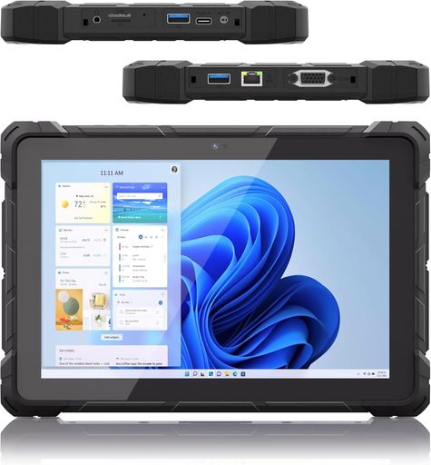 Tablet - HigolePC10.1インチ堅牢タブレットIntelN100搭載1280x800300nitsWindows11Pro8000mAh8GB+128GB(最大512GB拡張)IP65防水防塵ギガビットLANRS-232C