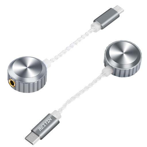 REIYINDA-06384Khz32bitType-Cto3.5mm出力DACヘッドホンアダプターHifiサウンドカ...
