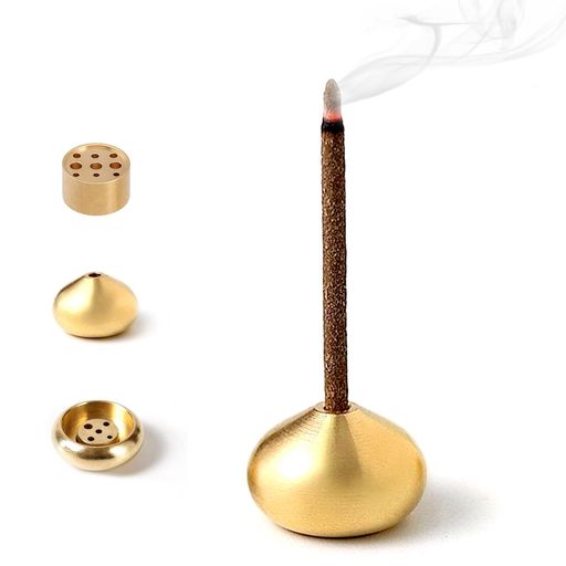お香立てミニお線香立て真鍮の香炉ポータビリティ耐久性多機能喫茶店茶道書斎喫茶店癒やし香炉インテリ..