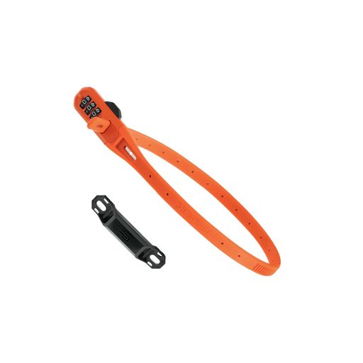 Hiplok(ヒップロック) Z LOK COMBO V2 多機能保護ストラップロック ブラケット付き オレンジ 内寸45cm