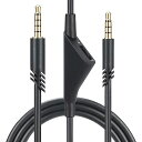 A10 A40 A30ケーブルを2メートル置換し、ASTRO A10 ASTRO A40ゲームイヤホンをPS4コントローラ、スマートフォン、MIXAMP、PC、および3.5MMジャック付きMACパソコンに接続する (ブラック)(2)