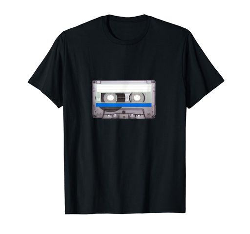 カセットテープビンテージ音楽Tシャツ