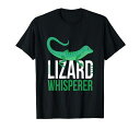 リザードウィスパラーIおかしいテラリウム爬虫類月光トカゲTシャツ
