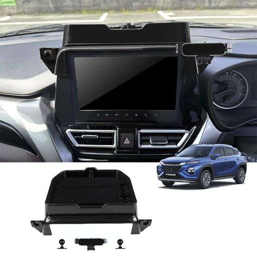 For新型フロンクスFRONXWDB3SWEB3S(2024年10月~現行)専用スマートフォンホルダーナビゲーションスクリーン収納ボックスホルダーABS素材4個セット取り付け簡単フロンクスアクセサリー