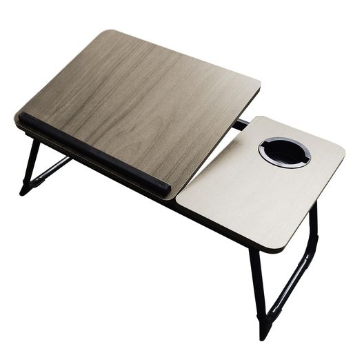 With折りたたみローテーブルミニテーブル木目調ベッドテーブル机勉強用ノートパソコンデスク天板角度調..