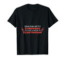 ストリッパー電気工事に対処Tシャツ