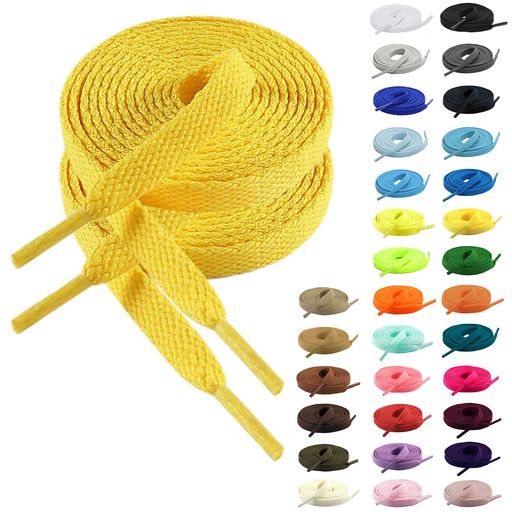 [MECOLO]靴紐シューレース靴ひも【2足セット】【32カラー選択可能・滑り止めでほどけない・糸がほつれ..