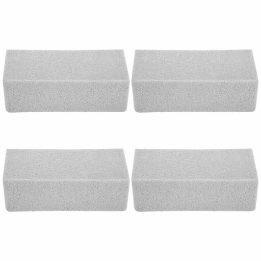 Oidnvay4個ドライフローラルフォーム造花用ウェットフローラルフォームレンガグレー花屋ブロックフラワ..