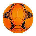 サイズ4トレーニングフットサルボール、低反発屋内サッカーボール(オレンジ)