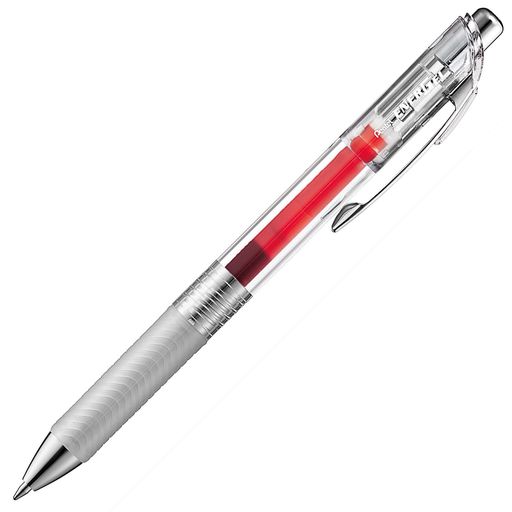 ぺんてる ボールペン ゲルインキ エナージェル インフリー 0.7mm クリア軸 XBL77TL...
