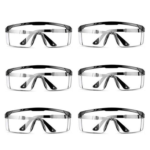 ゴーグルAnleikf保護メガネ防護安全防塵飛沫対策眼鏡オーバーグラス曇り止め防曇保護用アイゴーグル眼鏡着用可耐衝撃性防花粉透明軽量防災ゲッズ破片対応アウトドア/作業用(伸び縮みブ…