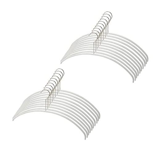 マワドイツのすべらないハンガーエコノミック40P20本組ホワイト10年保証