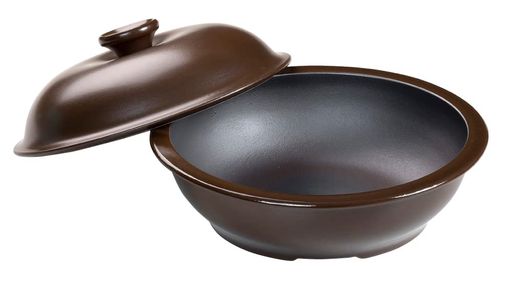 東彼セラミックス(Tohi Ceramics) 焼き芋鍋 電子レンジ調理 いもまる大 直径24.2x全高6.5x深さ6cm 日本製 TSM/PN103aa