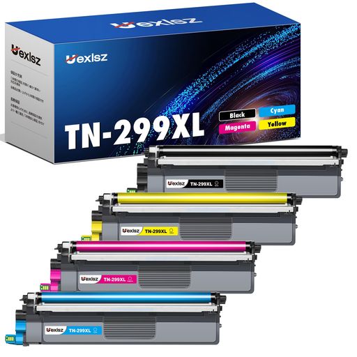TN299XLトナー大容量ブラザー(Brother)用TN299ブラック(約3000ページ)互換トナーマゼンタ/シアン/イエローカートリッジ対応機種HL-L3240CDWMFC-L3780CDW残量検知機能個包装