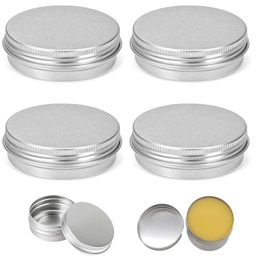 Refill, Atomizers - アルミ軟膏容器クリーム容器(15mlx6個セット)アルミケース小物入れクリームジャー軽量密封性保存容器小分け容器手作りローションクリーム軟膏化粧品手工芸品収納携帯用旅行用品アルミ…