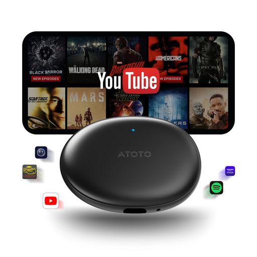 AD5CarPlayワイヤレスaiボックス車、2025年のアップグレード版CarPlayAiBoxカ ...