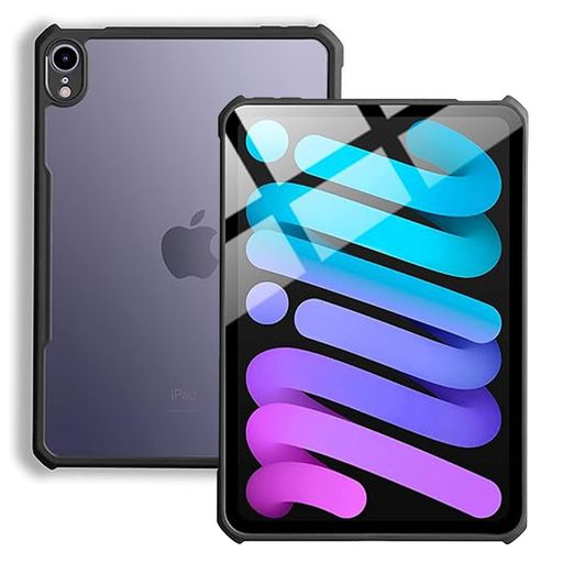 Voltupタブレット保護ケースiPadMini7/iPadMini6ケースPC背面+TPUベゼル米軍MIL規格SGS認証耐衝撃黄変防止傷防止滑り止めレンズ保護保護ディンプルベゼルデザイン一体フィット感iPad