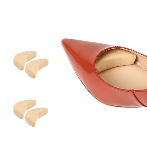 LeTradeJPつま先クッションスポンジ低反発つま先の隙間埋めパンプスサイズ調整2足セットパカパカ解消前..