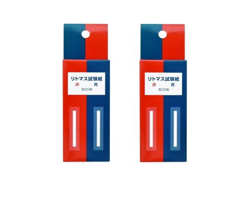 【まとめ買い】リトマス試験紙赤青各20枚入2箱セット