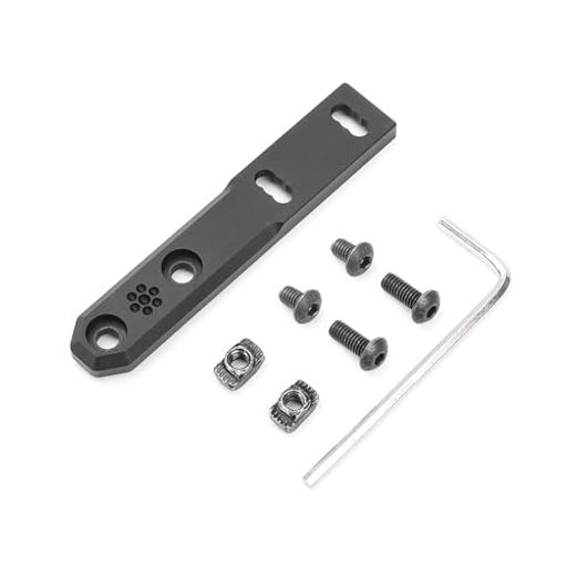 NECARL M·LOK & KeyMod 両対応!A-risakタイプ オフセットマウント スカウトマウント ライトベース シュアファイア M300 M600 対応 (ブラック)