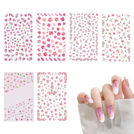 DOYIMEネイルシール花桜6枚セットネイルステッカー可愛いシール八重桜花柄お花ネイルアートネイルデザインキラキラ初心者簡単可愛い春 DOYIMEネイルシール花桜6枚セットネイルステッカー可愛いシール八重桜花柄お花ネイルアートネイルデザインキラキラ初心者簡単可愛い春