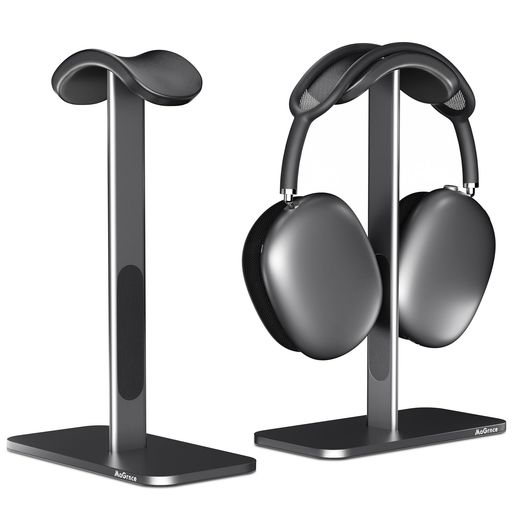 其它 - MaGrnceスマートスリープスタンドAirpodsMax用アルミニウムヘッドホンスタンド休止状態モード付き自宅/ゲームルーム/ショップ用ヘッドホン収納/ディスプレイ用(ダークグレー)