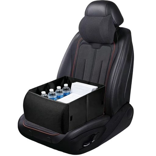 自動車,荷物置き 【3in1】快適なランバーサポートとして使えるだけでなく、広げると収納ボックスにもなるクッション。車内のあらゆるニーズを1つにまとめられます。 【快適なランバーサポート】シートクッションとして使用すると、背中とシートの隙間を埋め、腰を優しくサポート。長距離ドライブや毎日の通勤を快適にします。 【買い物袋の転倒防止】助手席や後部座席に置いた買い物袋などは、ブレーキやコーナリング時に転倒してしまうことがよくあります。ボックス型のデザインが大切な荷物をしっかりと収納し、運転に集中できます。 【3WAY 助手席 荷物置】コートや毛布、仕事の書類など、ついつい散らかってしまうものをまとめて収納できます。車内の散らかりを解消し、快適なドライブを実現します。 【収納簡単】ラゲッジスペースとして使用しない時は、折りたたんでシートに取り付け、ランバーサポートクッションとして簡単に収納できます。シンプルで洗練されたデザインは、車の全体的な美観を損なうものではありません。 【アフターサービス】私たちは常に製品の品質を核心とみなし、同時にあなたのために全方位のアフターサービスを作ります。