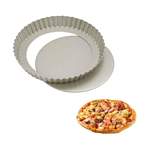 タルト型底取れ直径22cm1個お菓子型ケーキ型ミニ焼き型お菓子作り道具DIY製菓用品炭素鋼繰り返し使え耐..