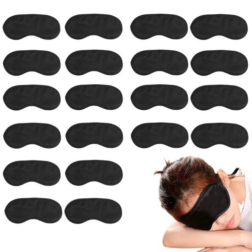 WUDQIJI20個セット睡眠用アイマスク使い捨てアイマスク目隠し柔らかサテンの目隠しシルクアイマスク睡眠用安眠遮光衛生的旅行出張軽量業務用男女兼用快眠旅行出張仮眠(ブラック) WUDQIJI20個セット睡眠用アイマスク使い捨てアイマスク目隠し柔らかサテンの目隠しシルクアイマスク睡眠用安眠遮光衛生的旅行出張軽量業務用男女兼用快眠旅行出張仮眠(ブラック)