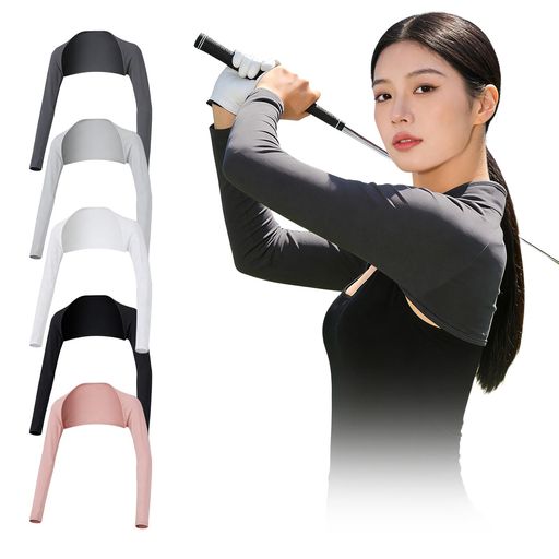 【UPF50+ UVカット&amp;接触冷感Q-max0.3以上】厳選された氷丝素材を採用し、UPF50+の高いUVカット率で、強い日差しからお肌をしっかり守ります。さらに、アームカバー uv 冷感に不可欠なQ-max値0.3以上のクールタッチ生地を使用。肌に触れた瞬間ひんやりとした爽快感が広がり、暑い季節のゴルフやランニング、登山などのアウトドアシーンでも快適さが持続します。日焼け防止 アームカバーとして、夏の必須アイテムです。 【シルクのようななめらかタッチ&amp;ストレスフリーな装着感】uvカット アームカバー シルクのような極上の滑らかさを持つ氷丝素材は、肌当たりが非常に優しく、まるで何も着けていないかのような軽やかさを実現。アームカバー uv 冷感にありがちなベタつき感がなく、高通气性でムレを防ぎます。高い伸縮性と体に沿うフィット感が特徴で、ゴルフウエアーレディースのインナーとしても、普段の通勤時にも快適にご使用いただけます。 【2WAYデザイン&amp;ずれ落ち防止】アームカバー uv 冷感 一枚で2通りの着こなしが可能な実用的なデザイン。