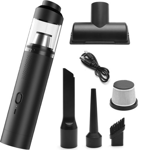 LATTCUREハンディクリーナーハンディ掃除機コードレス乾湿両用車用掃除機19000Pa強力吸引力2段階モード..