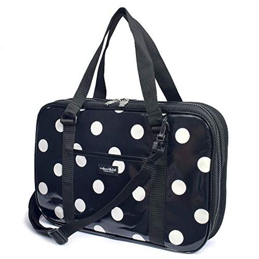 COLORFUL CANDY STYLE 書道セット 女の子 小学生 呉竹 習字セット 小学校 ショルダーベルト付き polka dot large(twill・black) N2222710