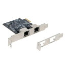 プラネックスPlanexPCIeバス対応2.5GBASE-TLAN2ポートアダプターGPE-2500-2T2
