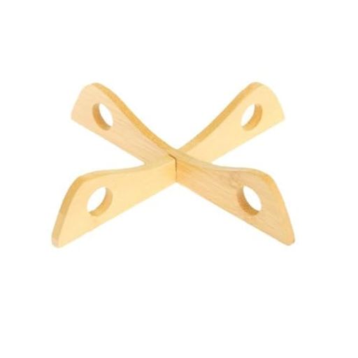 家庭用やけど防止鍋蓋マット断熱パッド竹クリエイティブテーブルキッチンキャセロールラックボウル