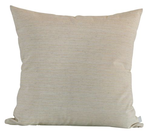 クォーターリポート クッションカバー 綿麻素材 マロー アイボリー 約45×45CM 無地風 ボーダ