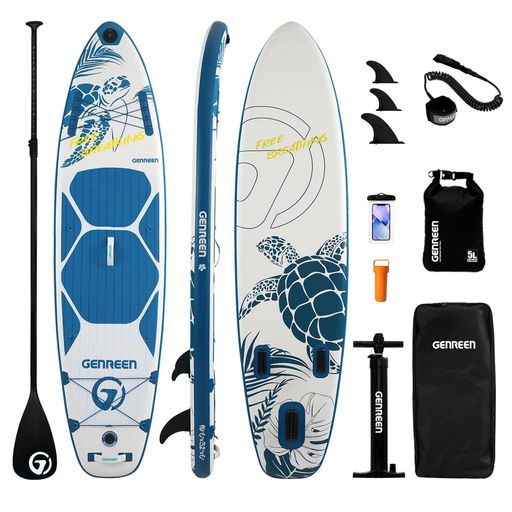SUPボード スタンドアップパドルボード インフレータブル オールラウンド 超軽量 安定性 滑り止め 初心者向け ヨガ 釣り フルセットインフレータブルサーフ ボード 収納バッグ付き 持ち…