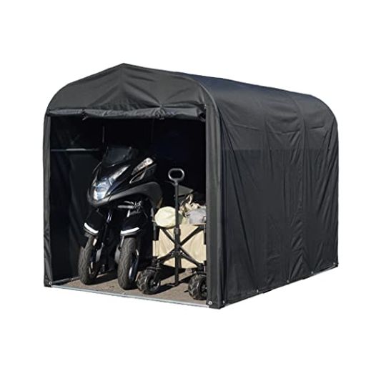 南栄工業(Nan-aCorporation)サイクルハウスQUICK3台用ブラック間口1560x奥行2200x高さ1650mm自転車サイクルポート