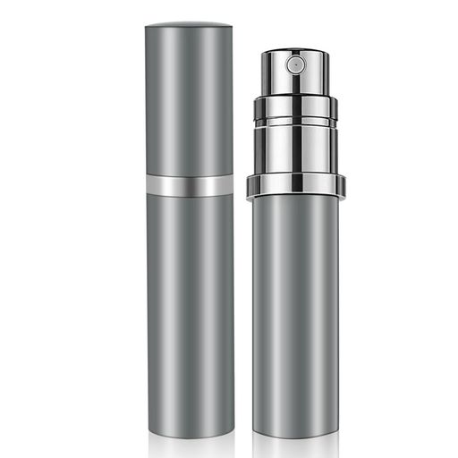 アトマイザー香水詰め替え容器ボトル底部充填液漏れない持ち運びおしゃれ噴霧器ケーススプレーワンタッチ補充変換アダプター付き通勤旅行携帯用