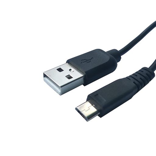 FreedConnオートバイ部品、マイクロ5針USB充電ケーブル、オートバイインターホンBluetoothTCOMSC TCOMVB TMAX-新バージョン、1メートル、ブラック