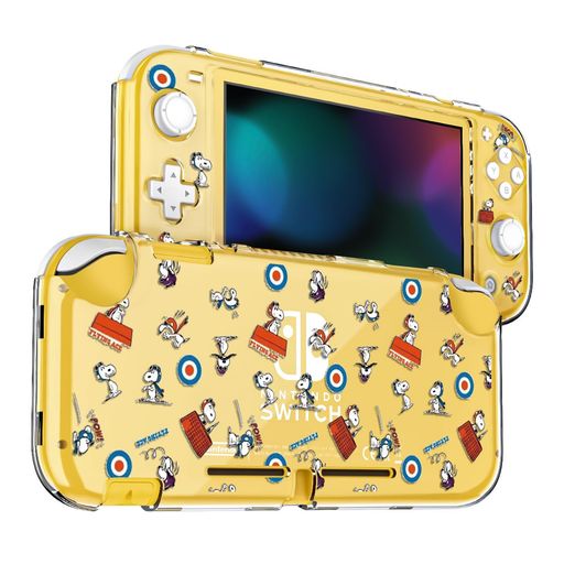 DLseegoSwitchLite用ケーススイッチライトクリアケーススイッチライトカバー透明スイッチクリア分体式PC素材超軽量耐衝撃取り外し簡単傷つけ防止全面保護可愛いキラキラスノーボード