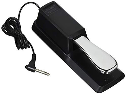 汎用の電子キーボード用サスティンペダル オン/オフの極性が切り替え可能 手軽に、ほとんどのキーボードで使用可能