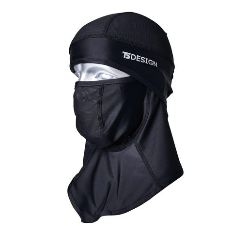 [ティーエスデザイン]藤和(Towa)BALACLAVAアイスマスク春夏用ブラック8011995FreeSize