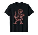恐竜リフティングダンベルおもしろい動物フィットネスジムワークアウトTシャツ