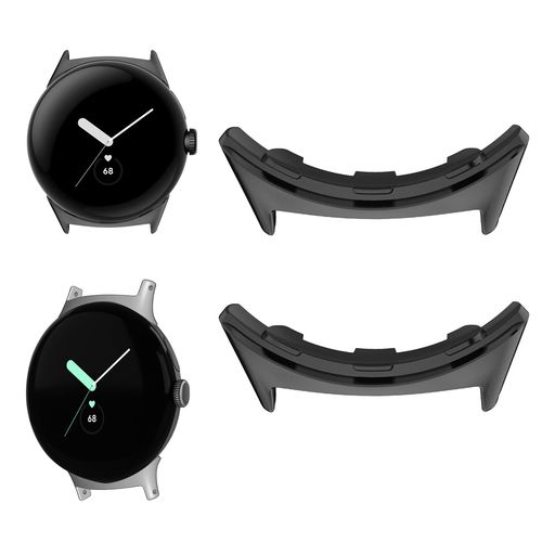 [ROSOKI]GOOGLEPIXELWATCH341MM/GOOGLEPIXELWATCH2用バンドアダプター【2枚セット】ストラップコネクターステンレス製連結器ベルトアダプター軽量調整簡単20MMGOOGLE